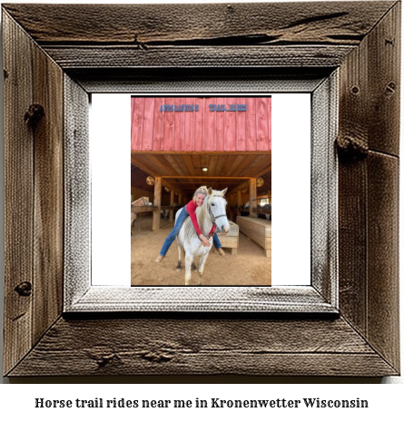 horse trail rides near me in Kronenwetter, Wisconsin